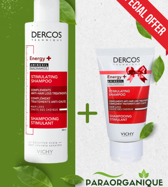 Vichy Dercos Shampoing Energisant Anti-Chute 200ml+Shampoing 50ml offert
